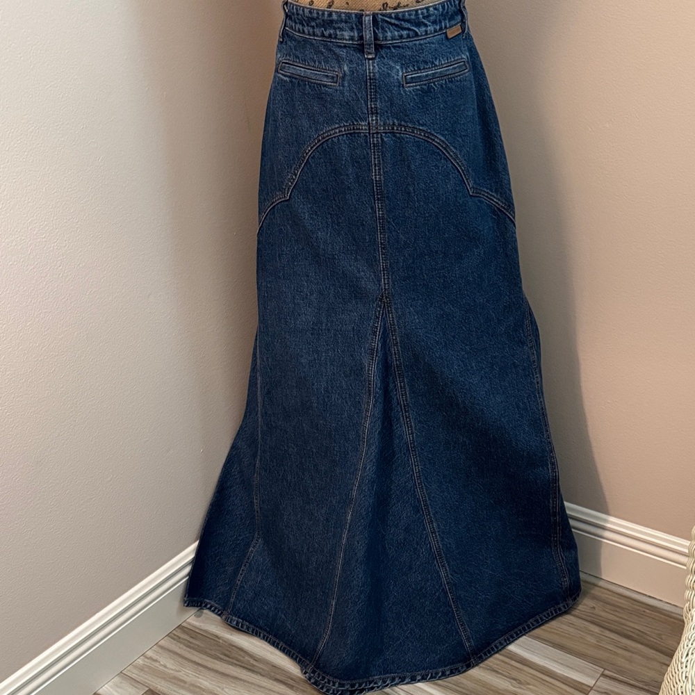 Zimmermann Maxi Jean Skirt Size 1